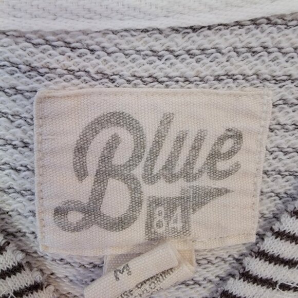 Blue 84 Hoodie Unisex Sz M Vanderbilt University Pullover Gray Raw Hem Kangaroo - Picture 4 of 9